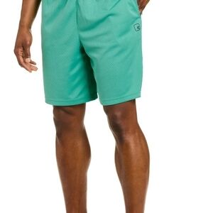 AND1 Men's Aqua Athletic Shorts